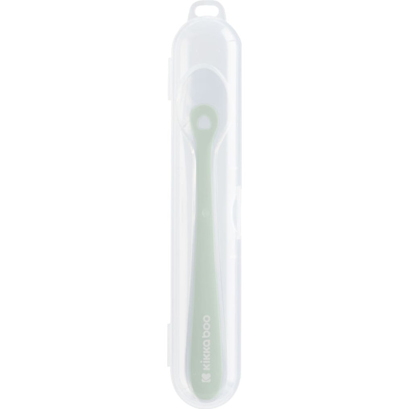 Silicone spoon with case 1pc Sage