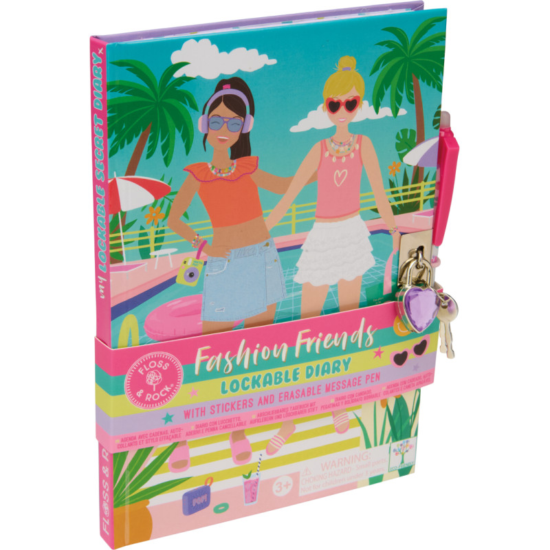 Floss & Rock Lukustatav p&auml;evik ja pastakas, Fashion Friends, basseini &auml;&auml;res
