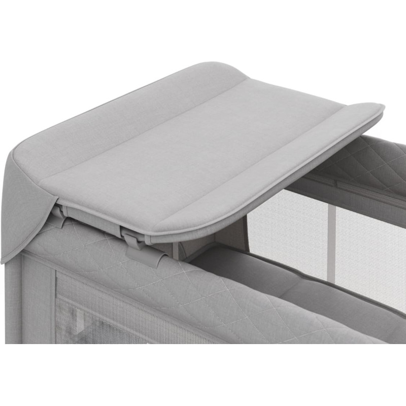 Kinderkraft reisivoodi LEODY UP, hall, koos tarvikutega