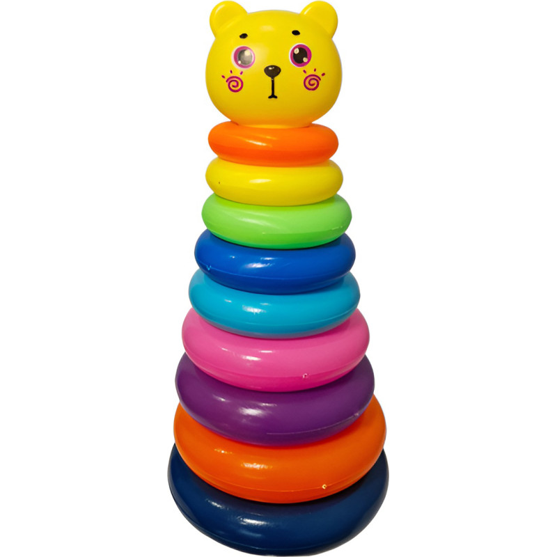 PIRAMIDKA DLA MALUCHA MIŚ 10 ELEMENTÓW