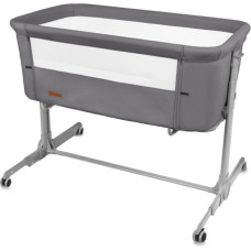 Kidwelli kokkupandav 2-in-1 voodi NALI, hall: kõrvalvoodi või eraldiseisev voodi