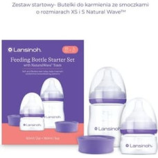 Lansinoh 6057 STARTER SET BOTTLE 1 X 60ML, 1 X 160, + PACIFIER XS, S