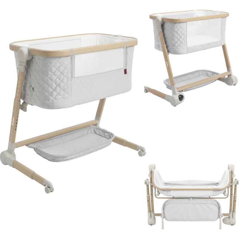 Carrello Baby Baby bassinet Salsa CRL-16507 Velora Grey