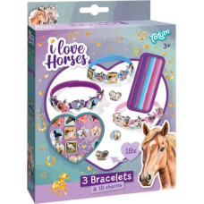 Totum rado&scaron;ais komplekts I Love Horses Charms & Bracelets, 073135