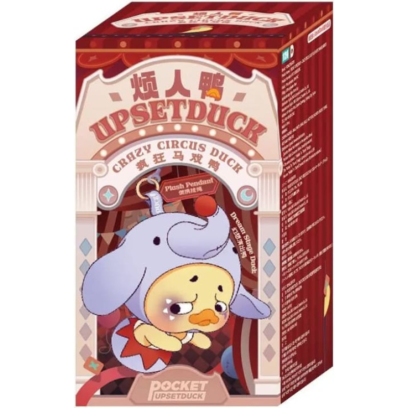 Upset Duck UPSETDUCK kolekcionējams piekariņš Crazy Circus Duck, sortiments., AP17183803100C