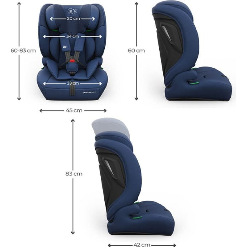 Kinderkraft Fotelik samochodowy COMFORT UP 2 PLUS i-Size navy