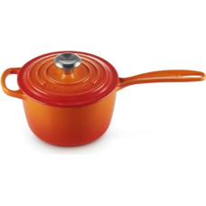 Le Creuset Čuguna mērces katliņ&scaron; &Oslash;16cm / 1,5L oranžs
