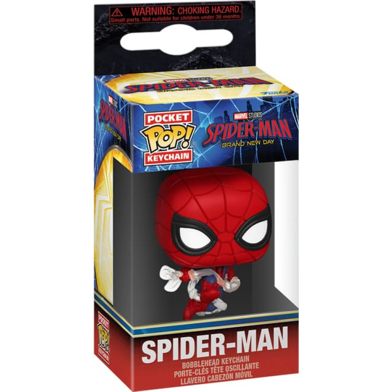 Funko POP! Raktų pakabutis: Spider-Man (Brand New Day)