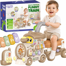 Woopie Interactive Train Ride-on Pusher 3-in-1 Educational Playing Light