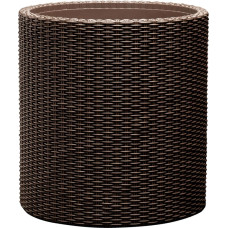 Keter Puķu pods Large Cylinder Planter brūns