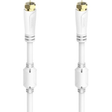 Hama 00205251 SAT Connection Cable, F-Plug - F-Plug, Gold-Plated 1.5m 100dB