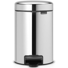 BRABANTIA Pedaaliga prügikast NewIcon, 3 l, Brilliant Steel 113147