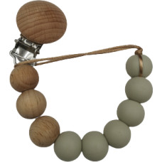 Baby In World BABY 01430 Zawieszka do smoczka Eko Drewniana EARTH SAND