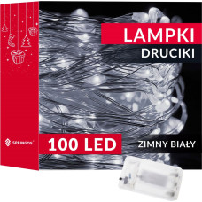 Springos CL0019 LED AKULAMPID 100 LED-i