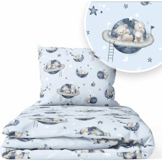 Ankras Cover set -  2 pcs - 120x90, 40x60 - BEARS on the  MOON