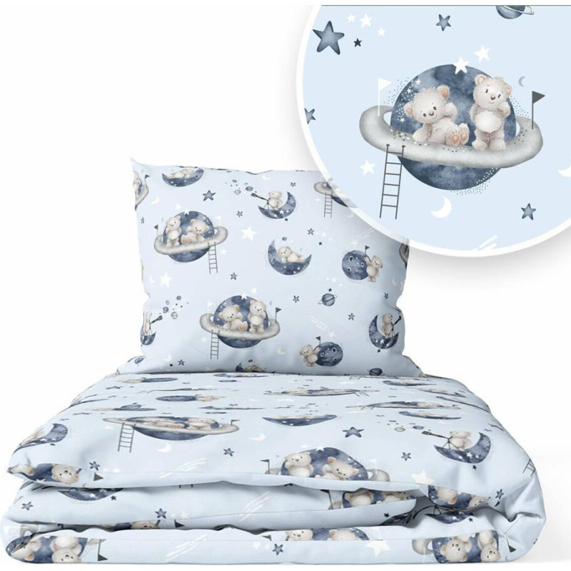 Ankras Cover set -  2 pcs - 120x90, 40x60 - BEARS on the  MOON