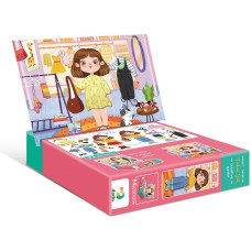 Dodo Educational magnetic puzzles Magnetic game Dress-up Fashion Girl