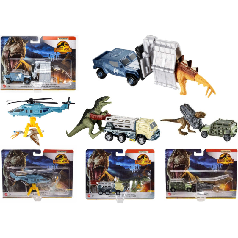 MATCHBOX JURASSIC WORLD POJAZD DINOZAUR