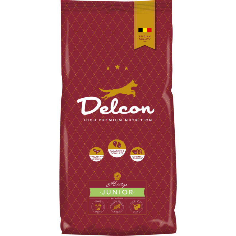 Delcon Toit noortele koertele JUNIOR / 3 kg