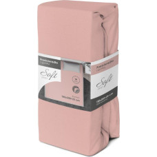 SHEET SOFT 180X200+25 JERSEY ELASTIC BAND PINK COTTON.