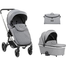 KIKKABOO jalutuskäru 2in1 Vicenza Premium Grey