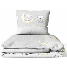 Ankras 2-osaline voodipesukomplekt - 135x100, 40x60 - LEON - GREY