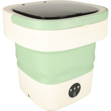 Mini kokkupandav kaasaskantav pesumasin 12L roheline