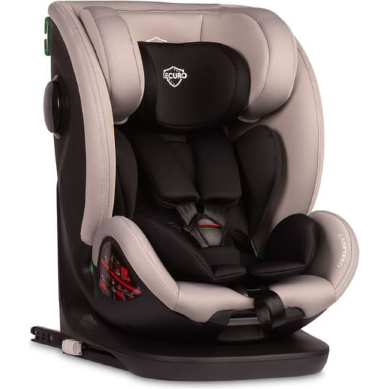 Caretero Turvatool SECURO I-SIZE LIGHT GREY (40-150)