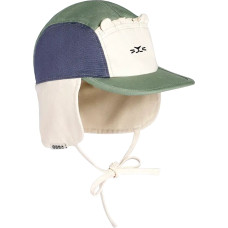 Kietla Camper Cap Green and Navy Blue Lion 0-2 y	green/nat/navy