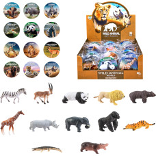 ZWIERZĘTA DZIKIE ZOO 12 WZORÓW