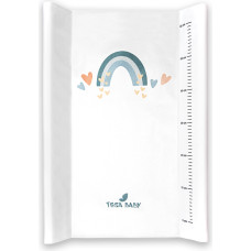 Tega ME-009-103-TĘCZA mähkimisalus „Meteo“, valge, vikerkaaremustriga