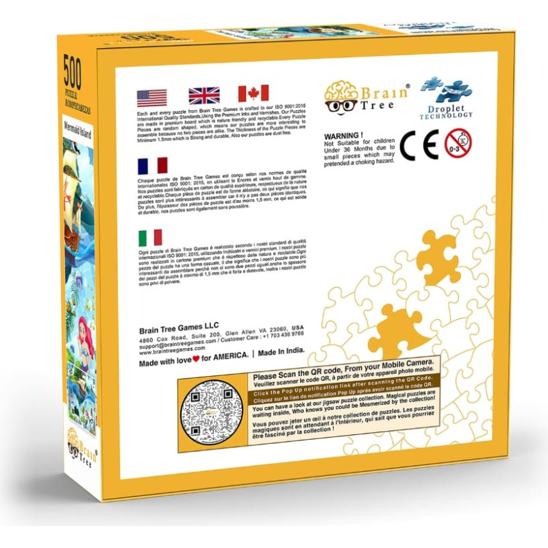 Brain Tree Games Brain Tree pusle, Merineitsi saar, 500 tk.