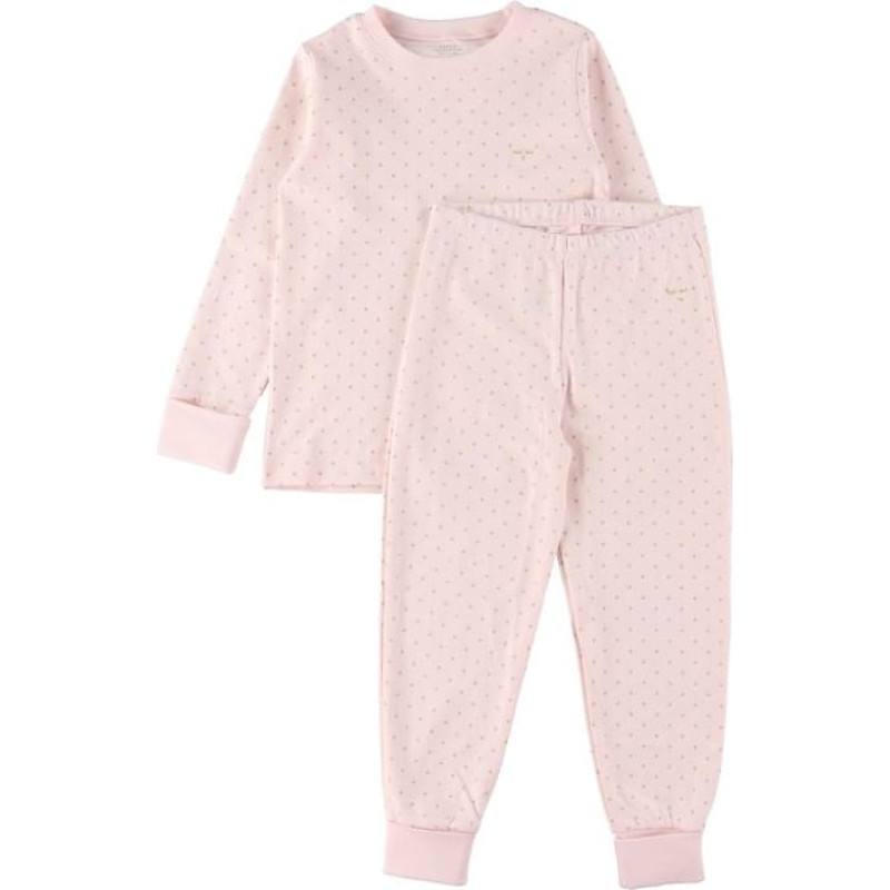 Livly Clothing Pidžamas kostīms Livly Saturday 2 piece set pink/gold dots