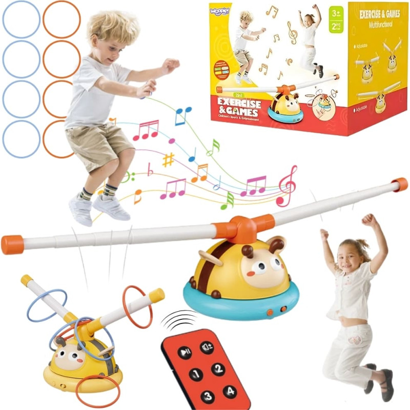 Woopie Gra Zręcznościowa Skakanka Automatyczna 2w1 Rzut do Celu Pszcz&oacute;łka