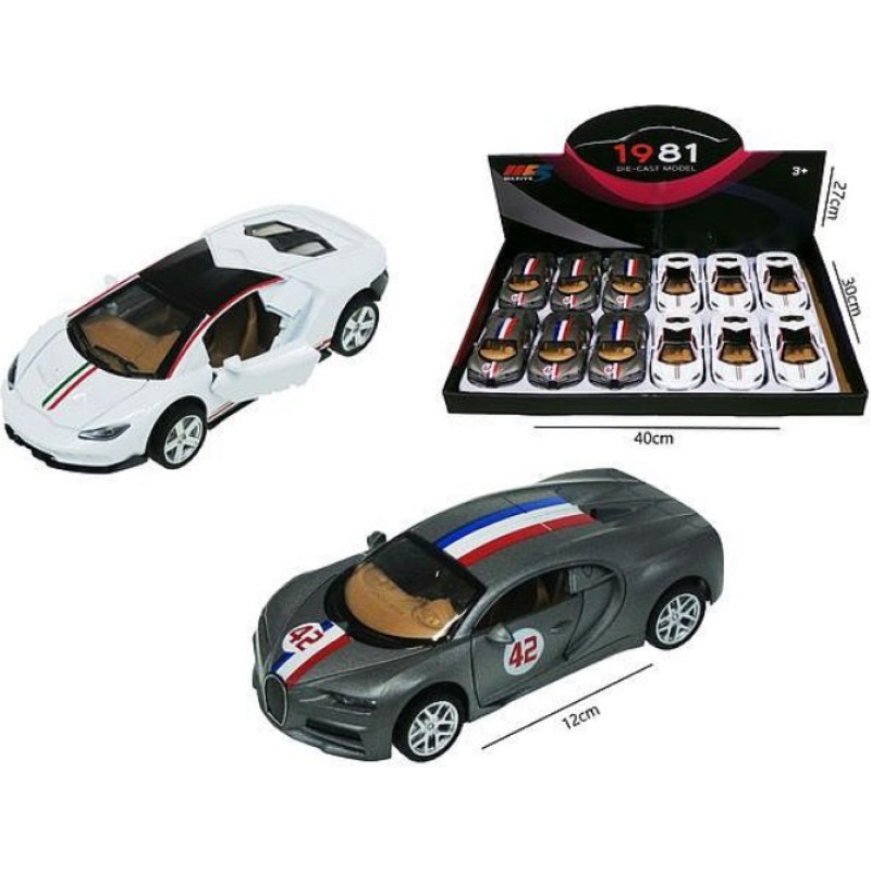 HIPO auto – mudel 48247 – sportversioon valguse ja heliga – 12 cm