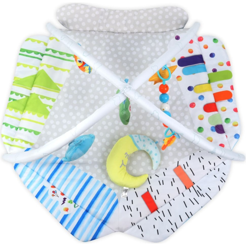 Milly Mally 6143 TinyMini JL633-1A 2-in-1 arendav mängumatt "Beebi maailm"