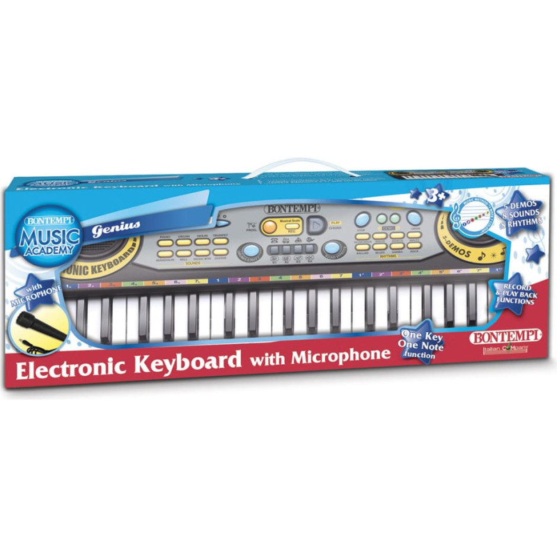 Bontempi elektrooniline süntesaator mikrofoniga — 12 3730