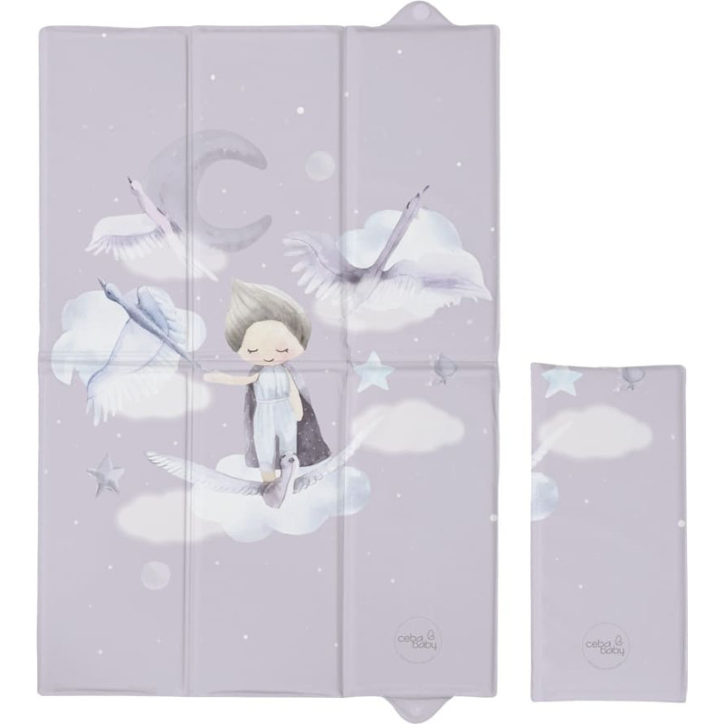 Cebababy CEBA 305-000-818 Składana mata do przewijania 40x60 Basic Wild Swans