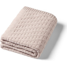 Babyono 1647/03 KNITTED COTTON BLANKET BEIGE