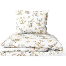 Ankras Cover set - 2 pcs - 120x90, 40x60  -  ZWIERZĘTA NA HUŚTAWCE - BEŻ