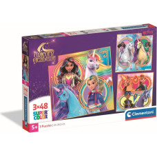 Clementoni puzle Vienradžu akadēmija, 3x48 gab., 25325