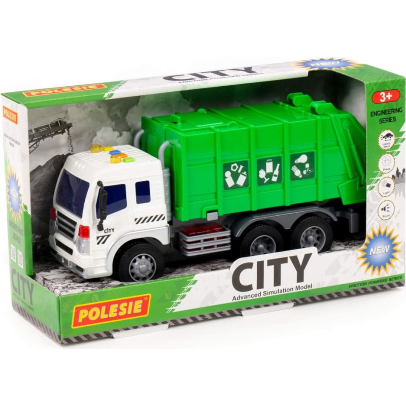Polesie Municipal vehicle with inertia and sound in box 32 cm 86389