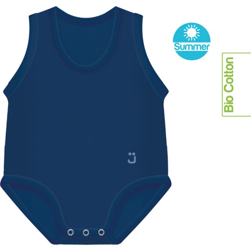 Growing body Bio Cotton Summer 0-36m Indigo