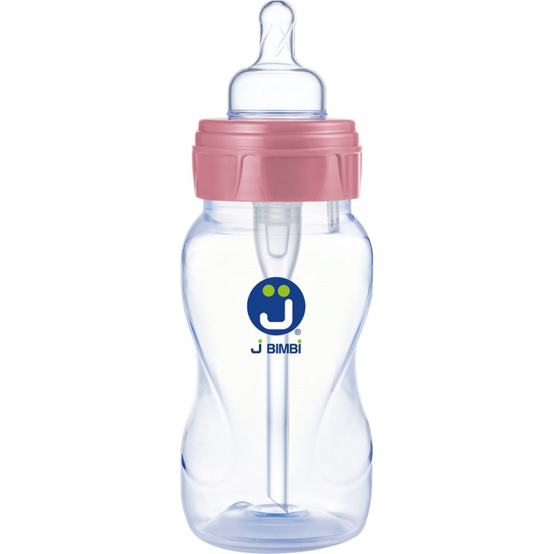 Anti-colic feeding bottle Classic 260ml pink