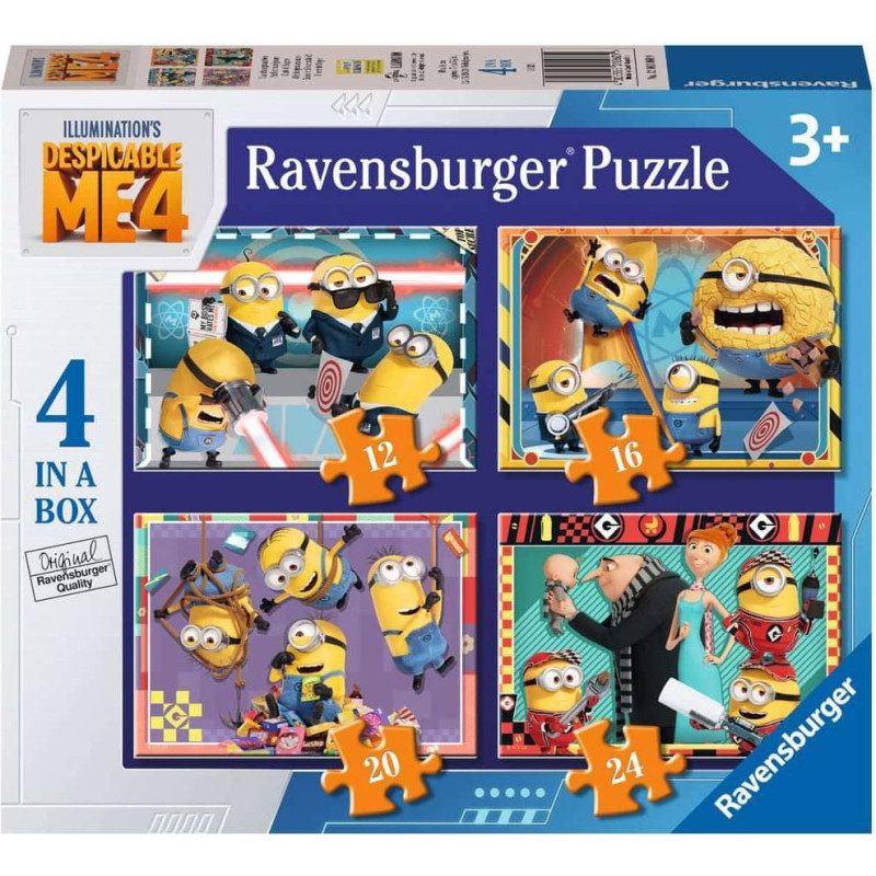Ravensburger Puzzle 4in1 Despicable Me