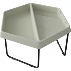 Masterkidz Sześciokątny Stolik Do Zabawy Piaskiem i Wodą 2 Komory Regulowana Wysokość