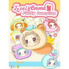 Lucky Emma LOVELY EMMA Pliu&scaron;inis raktų pakabukas-siurprizas - Fluffy Dumpling Series