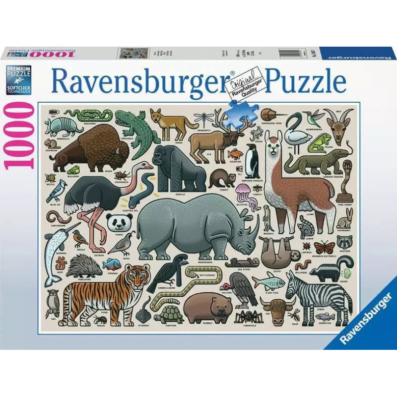 Ravensburger Puzzle 1000 Your Wild Animal