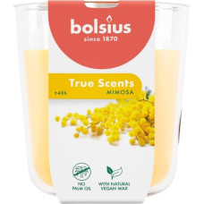 Bolsius Svece arom. stikla gl. True Scents &Oslash;97x85mm mimosa