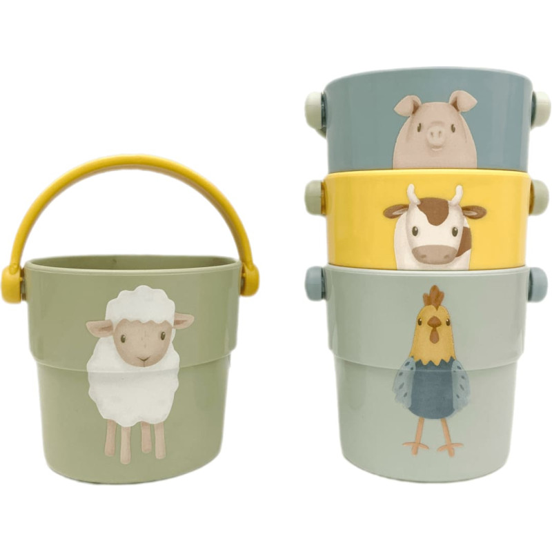 Little Dutch Bath Cups &acute;Little Farm&acute;